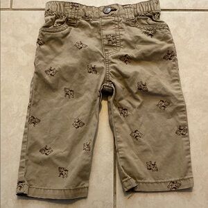 Kids Tan Printed Bottoms